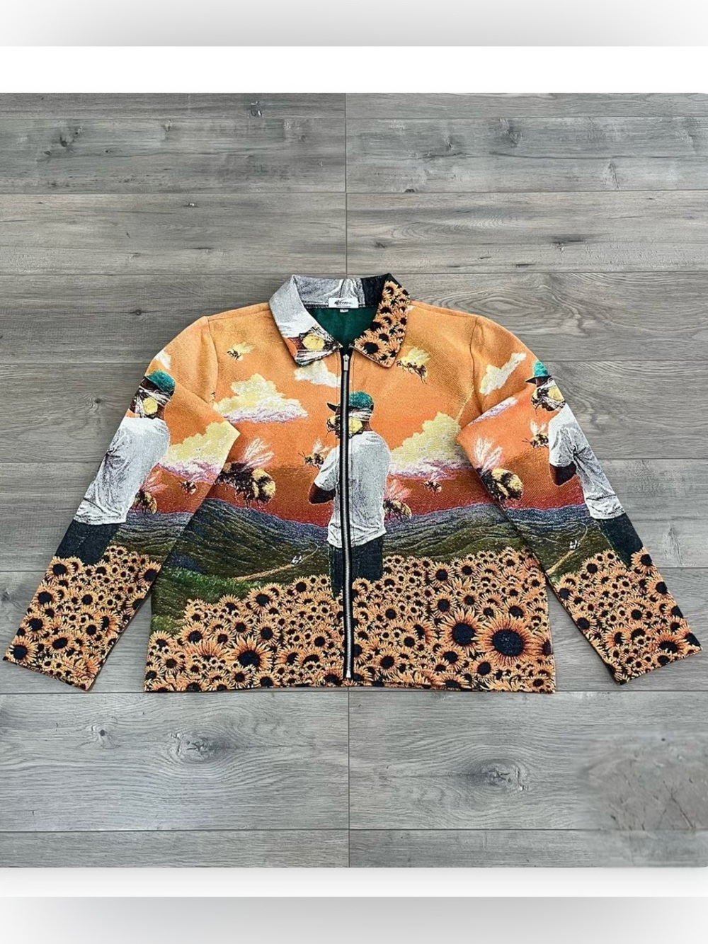 TYLER THE CREATOR- FLOWER BOY TAPESTRY JACKET